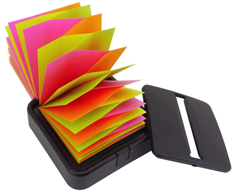 4A Pop-Up Note Dispenser, Black, Work with Sticky Pop-Up Notes, for 100 Sheets 3x3 Notes, 1 Dispenser/Pack, 4A PSS 7 - Image 2